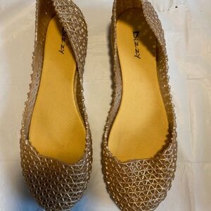 Dizzy Glitter Jelly Ballet Flats
